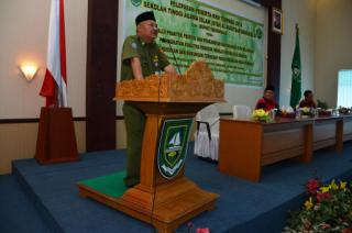 Asisten III Bengkalis Lepas KKN Mahasiswa STAI Al-Kautsar